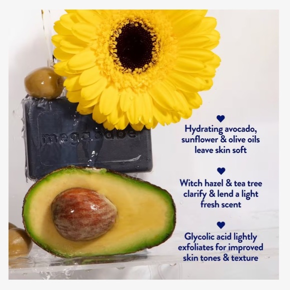 5 for 25⚡️Megababe Space Bar Detoxifying Charcoal Underarm Bar 36g - Picture 3 of 6